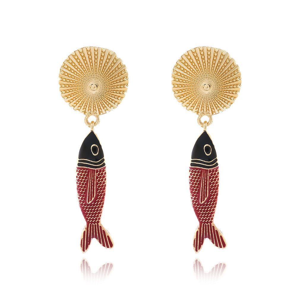 Pendientes Pez Coral