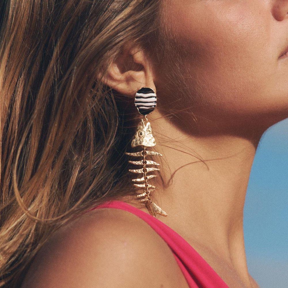 Pendiente Pez Coral