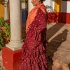 Traje de gitana talla grande con corte favorecedor y ajuste entallado en cintura Ana Faura Tomares.