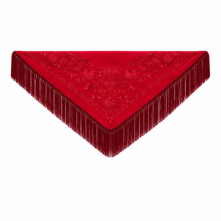 manton-estrella-rojo-rojo
