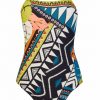 Bañador estampado geométrico con Soft Control y copas preformadas B - Fotografía de catálogo sin modelo - Ana Faura
