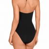 Bañador Negro Escote U con Sujeción Halter Copa B - Vista de la espalda - Ana Faura