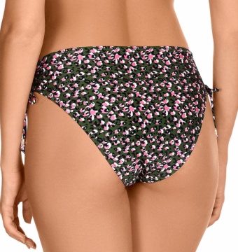 Bikini Animal Print con Sujetador Copa D y Braguita Regulable - Detalle del diseño - Ana Faura