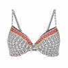Bikini con Aros Estampado Étnico Geomético Multicolor - Vista frontal completa - Ana Faura