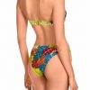 Bikini Bandeau Tropical Wild con Copas Preformadas y Sujeción al Cuello - Vista de la espalda - Ana Faura