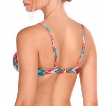 Bikini Bralette Lurex Zigzag con Braga Atada - Detalle del diseño - Ana Faura