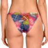 Bikini Estampado Tropical Metalizado con Braga de Lazos - Detalle del diseño - Ana Faura
