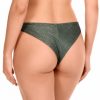 Bikini estilo gaviota verde militar efecto lurex - Detalle del diseño - Ana Faura