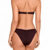 Bikini Halter Copa C Fruncido Dorado - Vista de la espalda - Ana Faura