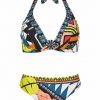 Bikini de sujeción con diseño tribal vibrante Copa C - Fotografía de catálogo sin modelo - Ana Faura