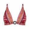 Bikini de Sujeción Étnico con Lazo Corredero y Copa C - Vista frontal completa - Ana Faura