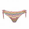 Braga de Bikini Lateral Ajustable Estampado Geométrico Multicolor - Vista frontal completa - Ana Faura