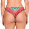 Braga de Bikini Brasileña Tiro Alto Lúrex Multicolor - Detalle del diseño - Ana Faura