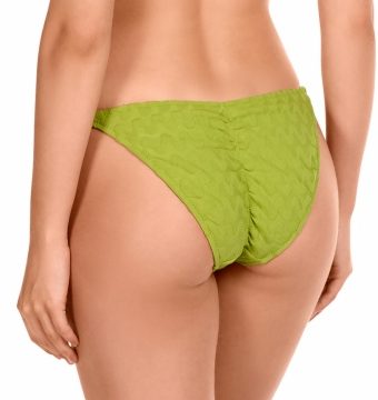 Braga de Bikini Brasileña Ajustable Verde Lima - Detalle del diseño - Ana Faura
