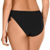 Braga de Bikini Clásica Ajustable Negra - Detalle del diseño - Ana Faura