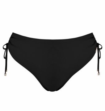 Braga de Bikini Clásica Ajustable Negra - Vista frontal completa - Ana Faura