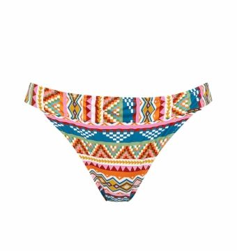 Braga de Bikini Clásica Geométrico Multicolor - Vista frontal completa - Ana Faura