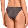 Braga de Bikini Clásica con Lazos y Estampado Étnico - Detalle del diseño - Ana Faura