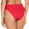 Braga de bikini clásica ajustable lazos rojos - Detalle del diseño - Ana Faura