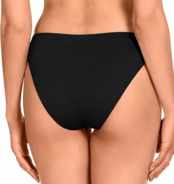 Braga de bikini clásica negro con contraste - Detalle del diseño - Ana Faura