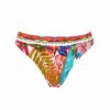 Braga de Bikini Clásica Estampado Tropical Multicolor - Vista frontal completa - Ana Faura
