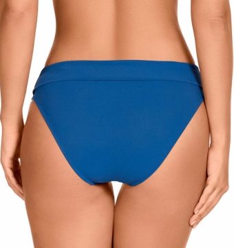 Braga de bikini doble altura básica lisa azul marino - Detalle del diseño - Ana Faura