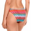 Braga de Bikini con Lazos y Estampado Geométrico Multicolor - Detalle del diseño - Ana Faura