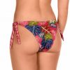 Braga de Bikini de Lazo Estampado Tropical Coral - Detalle del diseño - Ana Faura