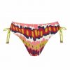 Braga de Bikini con Lazos Regulables y Estampado Multicolores Vibrantes - Vista frontal completa - Ana Faura