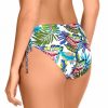 Braga de Bikini de Lazos con Estampado Tropical y Geométrico - Detalle del diseño - Ana Faura