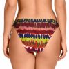 Braga de Bikini con Lazos Regulables y Estampado Vibrante - Detalle del diseño - Ana Faura