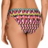 Braga de Bikini de Lazos con Estampado Étnico Multicolor - Detalle del diseño - Ana Faura