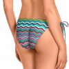 Braga de Bikini con Lazos Regulables y Estampado Geométrico Tropical - Detalle del diseño - Ana Faura