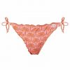 Braga de Bikini de Lazos Palmeras Rosa y Bronce Lúrex - Vista frontal completa - Ana Faura