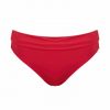 Braga de bikini talle alto efecto control rojo - Vista frontal completa - Ana Faura
