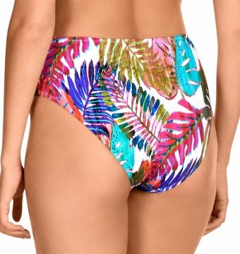 Braga de Bikini de Talle Alto Tropical con Control Suave - Detalle del diseño - Ana Faura