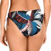 Braga de Bikini Tiro Medio Estampado Multicolor con Lazos - Detalle del diseño - Ana Faura