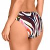 Braguita de Bikini de Talle Medio con Estampado Abstracto Multicolor - Detalle del diseño - Ana Faura