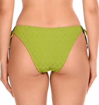 Braguita de bikini ajustable verde lima - Detalle del diseño - Ana Faura