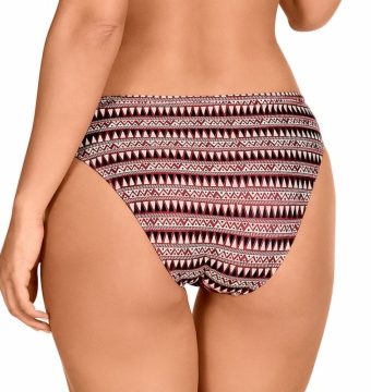 Braguita de Bikini Étnica de Lazos Kore Granate - Detalle del diseño - Ana Faura