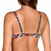 Sujetador de Bikini con Aros, Estampado Étnico y Escote Profundo - Detalle del diseño - Ana Faura