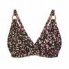 Sujetador de Bikini con Aros y Estampado Animal Print Multicolor - Vista frontal completa - Ana Faura