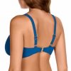 Sujetador de Bikini con Aros y Copa D Azul Intenso - Detalle del diseño - Ana Faura