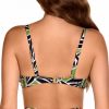 Sujetador de Bikini con Aros, Copa D y Estampado Orgánico - Detalle del diseño - Ana Faura