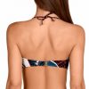 Sujetador de Bikini Bandeau Multiposición Estampado Étnico - Detalle del diseño - Ana Faura