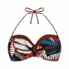 Sujetador de Bikini Bandeau Multiposición Estampado Étnico - Vista frontal completa - Ana Faura
