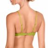 Sujetador de Bikini Triángulo Push-Up Texturizado Verde Lima - Detalle del diseño - Ana Faura