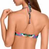 Top de Bikini Bandeau con Aros y Estampado Multicolor - Detalle del diseño - Ana Faura