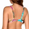 Top de bikini con estampado tropical para copas grandes - Detalle del diseño - Ana Faura