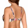 Top de Bikini Twister con Aros y Estampado Abstracto - Detalle del diseño - Ana Faura